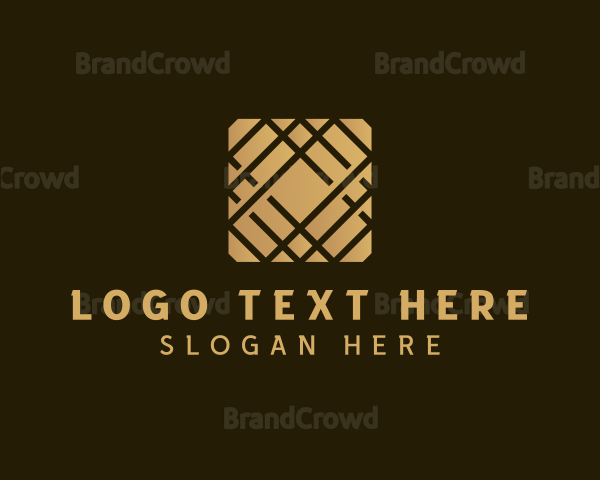 Tile Flooring Pattern Logo