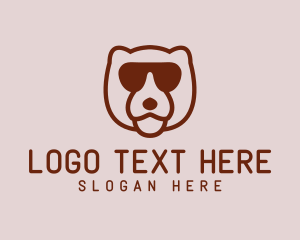 Sunglasses - Sunglasses Bear Head logo design