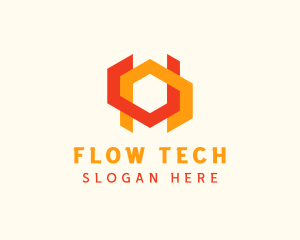 Geometric Digital Tech logo design