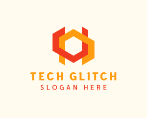 Geometric Digital Tech logo design