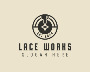 Laser Metalworks Machinery logo design