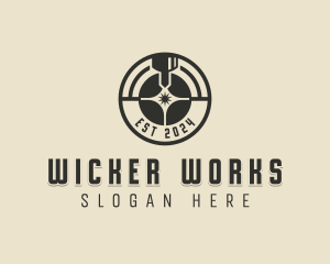 Laser Metalworks Machinery logo design