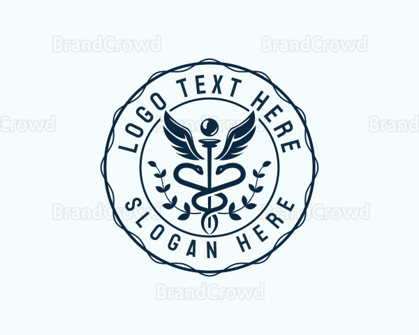 Medical Caduceus Healthcare Logo
