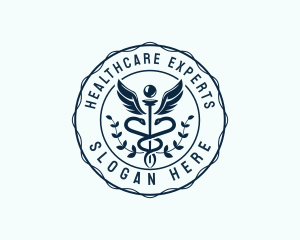 Medical Caduceus Healthcare logo design