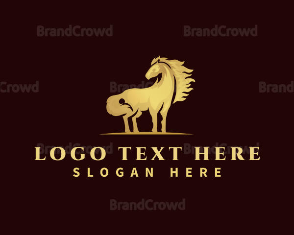 Luxury Horse Mane Logo