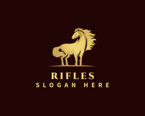 Luxury Horse Mane logo design