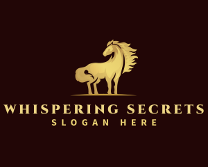 Luxury Horse Mane logo design