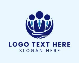 Office Workers - Community People Group logo design