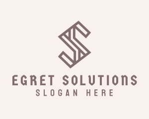 Modern Tech Letter S logo design