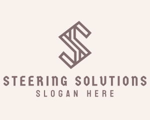 Modern Tech Letter S logo design