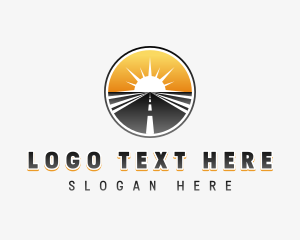 Direction - Pathway Road Direction logo design