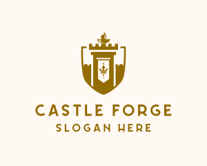 Luxury Castle Tower logo design