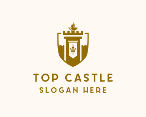 Luxury Castle Tower logo design