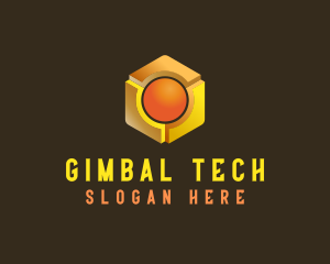 Tech Cube Sphere logo design