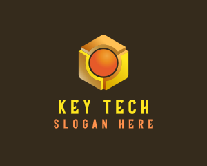 Tech Cube Sphere logo design