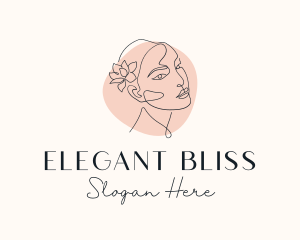 Bridal - Beautiful Flower Girl logo design