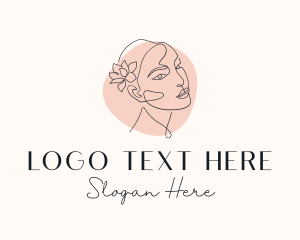 Beautiful Flower Girl Logo