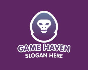 Gamer - Gamer Skull Hoodie logo design