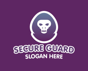 Scary - Gamer Skull Hoodie logo design