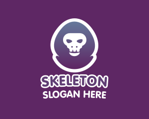 Gamer Skull Hoodie logo design