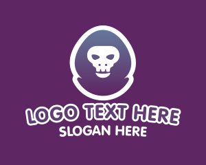 Gamer - Gamer Skull Hoodie logo design