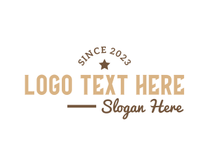 Western - Simple Minimalist Business logo design