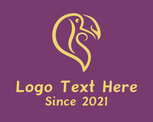 Bird Sanctuary - Genie Spirit Toucan logo design