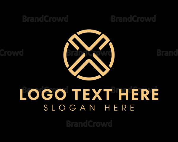 Modern Startup Business Letter X Logo