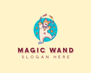 Circus Clown Performer logo design