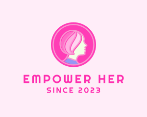Feminist - Woman Hair Salon logo design