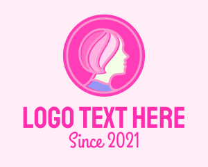 Hair Product - Woman Hair Salon logo design