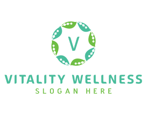 Leaf Organic Wellness logo design