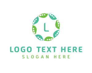 Meditation - Leaf Organic Wellness logo design