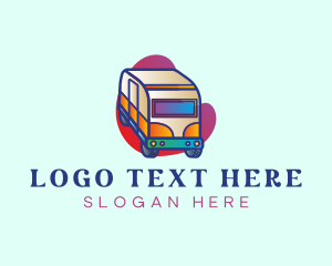 Retro Camper Van Logo