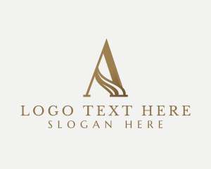 Letter A - Elegant Beauty Boutique logo design