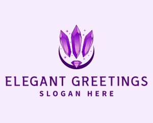 Elegant Crystal Diamond logo design