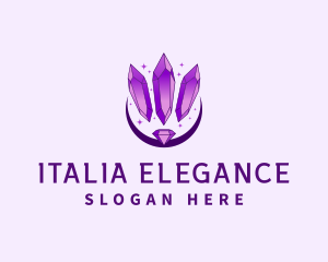 Elegant Crystal Diamond logo design