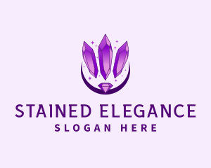 Elegant Crystal Diamond logo design