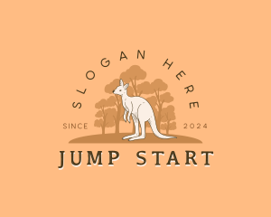 Kangaroo Nature Park logo design