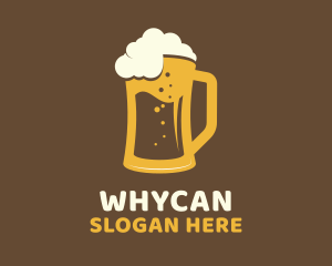 Draught Beer - Beer Mug Pub logo design