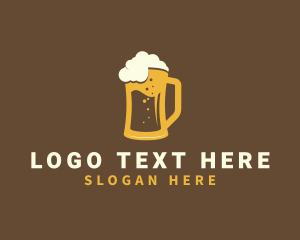 Liquor - Craft Beer Mug Pub logo design