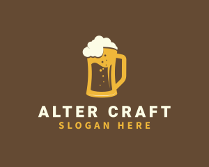 Craft Beer Mug Pub logo design