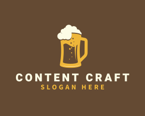 Craft Beer Mug Pub logo design