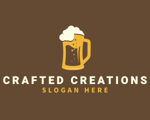 Craft Beer Mug Pub logo design