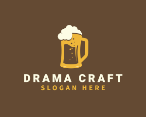 Craft Beer Mug Pub logo design