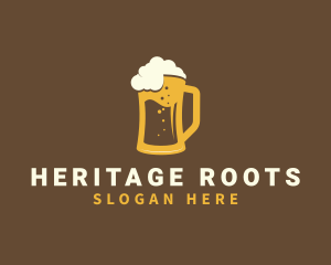 Craft Beer Mug Pub logo design