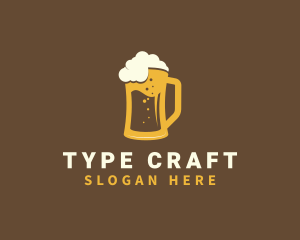 Craft Beer Mug Pub logo design