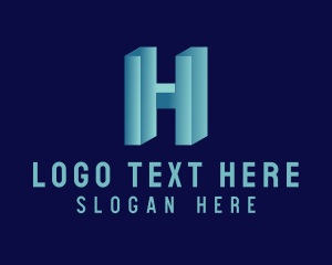 Generic - Generic 3D Letter H logo design