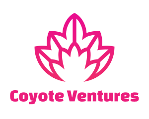 Pink Lotus Line Art logo design