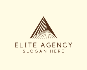 Architecture Pyramid Agency logo design